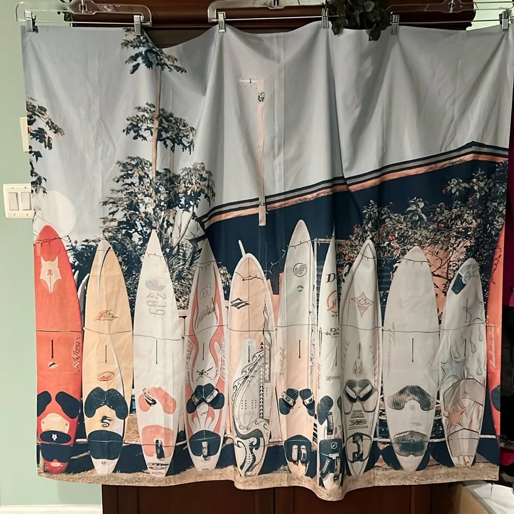59 inches wide X 50 inches long tapestry